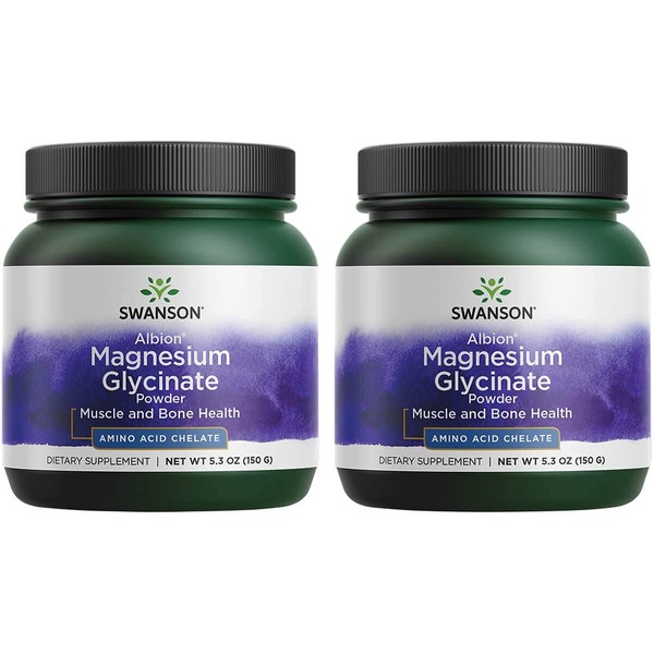 Swanson Albion Chelated Magnesium Glycinate 5.3 Ounce (150 g) Pwdr