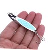 BESPORTBLE 5pcs Sequins Fishing Lures Artificial Fish Baits Bright Beveling