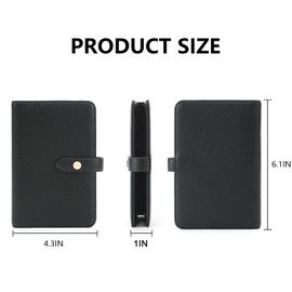 SEPWIK Passport Holder Cover PU Leather Travel Wallet Case RFID Blocking Travel Document Organizer for Women and Men Scandihome Series