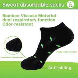 7DayOtter Bamboo Viscose Odor-resistant Ankle Socks – The Ultimate Choice for Anti-Pilling, and Premium Fit