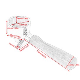 DIBTSA 51mm Espresso Portafilter Double Spouts 2 Ears Compatible with Delonghi ECP35.31, EC0311, EP36.31,EC200, ECO310, EC410, ECZ351, EC152, EC341, EC330S, EC221