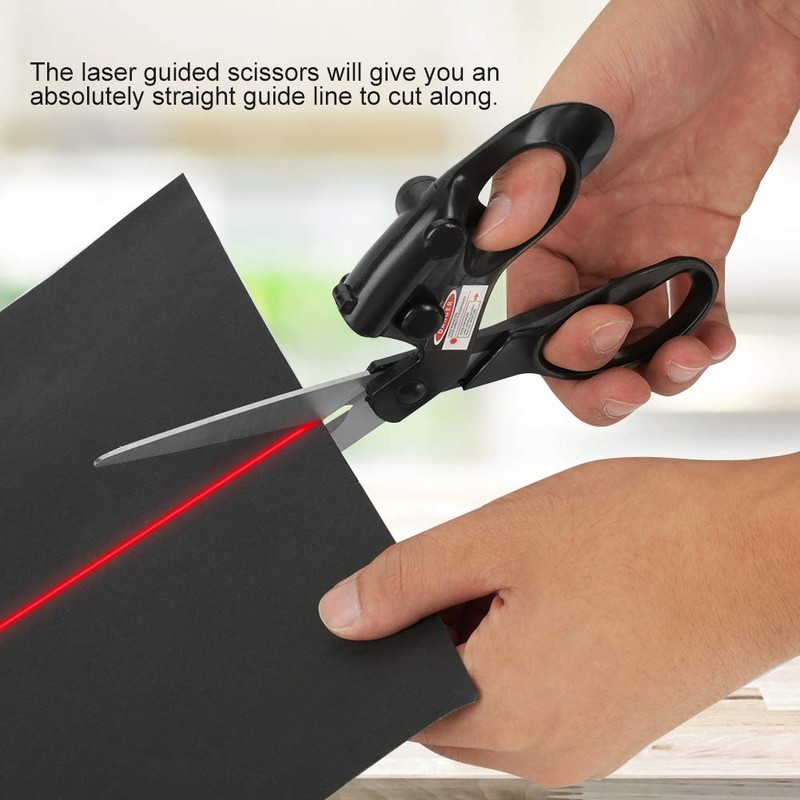 LetCart Laser Guided Sewing Scissors, Professional Straight Cutting Fast Fabric