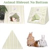 Guinea Pig Hideout Large with Curtain, Bunny Hideout, Machine Washable