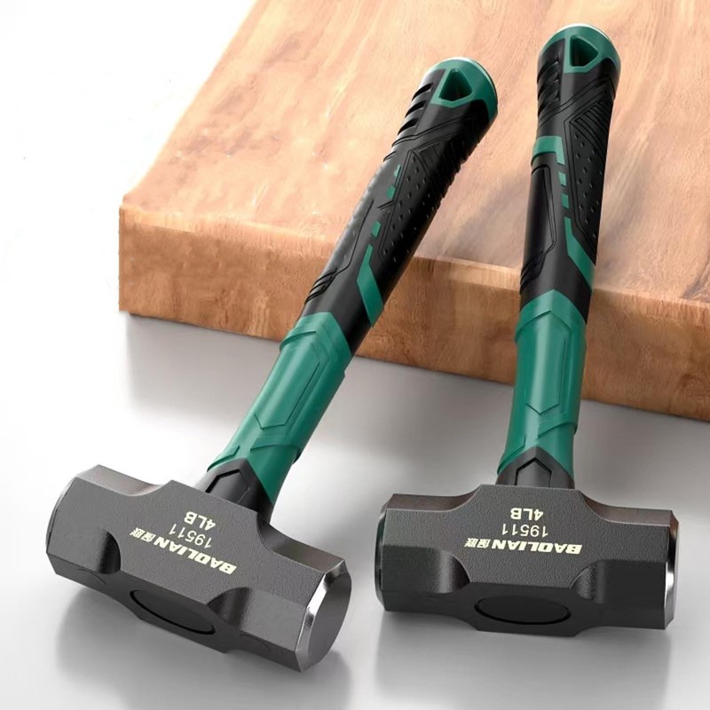 BUSKPOK Sledge Hammer, Mini Strike Drilling Crack Sledgehammer with No-Slip