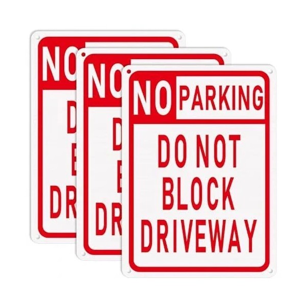 Does Not Apply 3 Pcs No Parking Sign Do Not