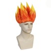 Cosplay Wigs for Men Halloween Male Wig (Anger Orange)
