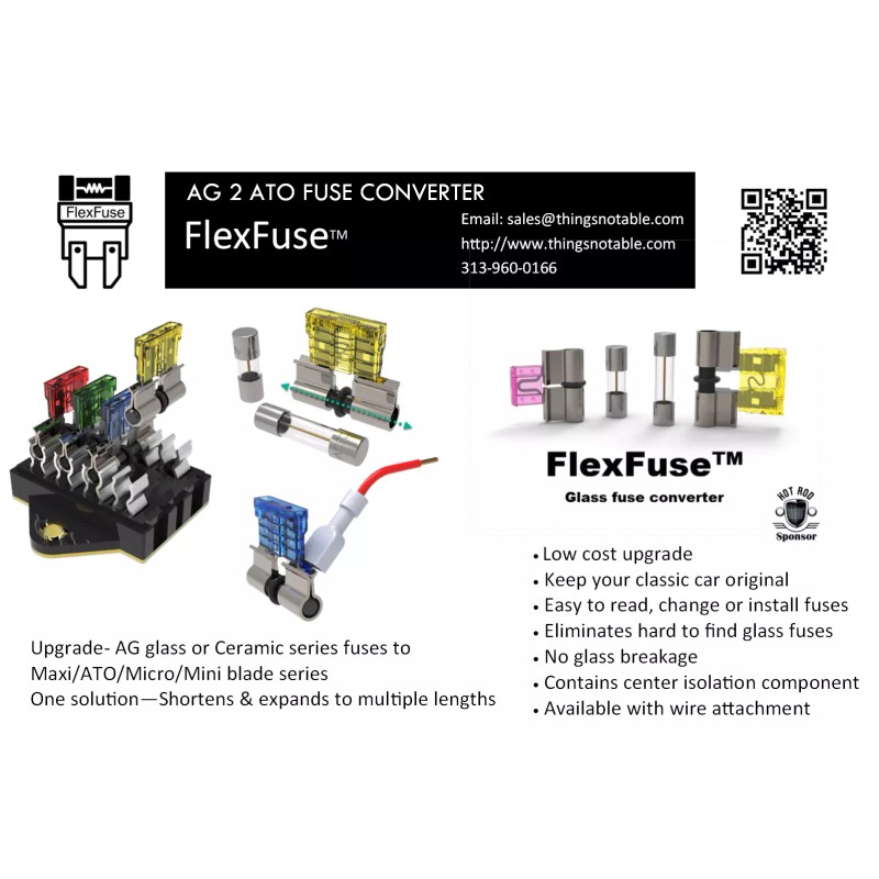 Flex-Fuse Round Glass Fuse Converter To Blade