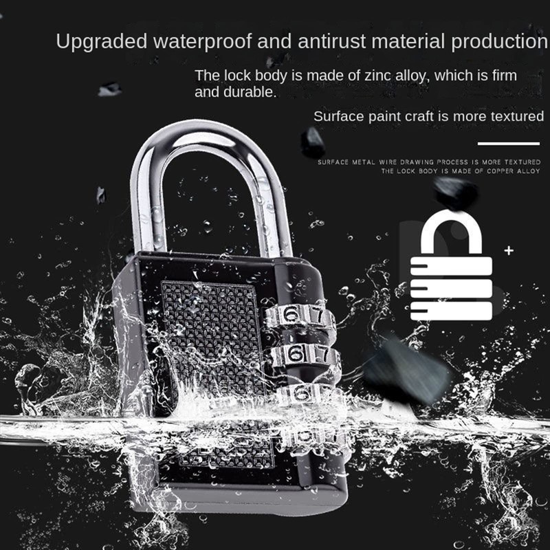 Combination Padlock Suitcase Lock Luggage Lock Combination Padlock 4 Digit