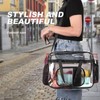 UEOE Clear Bags Stadium Approved,See Through Tote Bag+Shoulder Strap Large