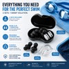 Swimming Earplugs & Nose Clip Set for Adults – Reusable