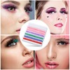 Sibba Pack of 140 Colourful False Eyelashes, Colour 14 mm,