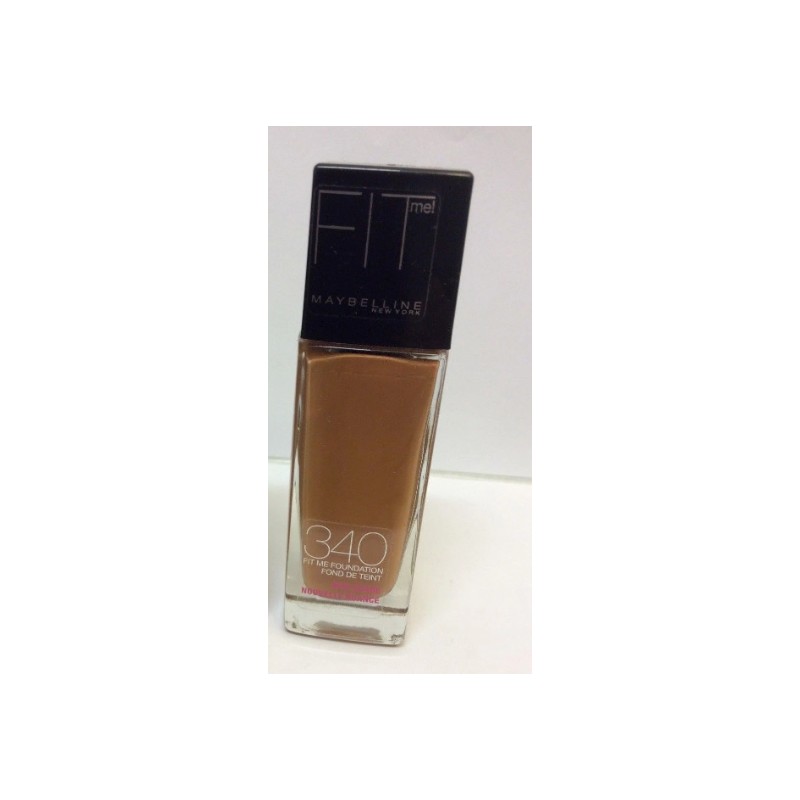 Maybelline Fit Me Liquid Foundation Cappuccino #340 SPF 18, 1