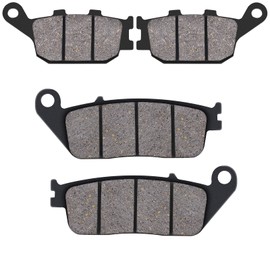 Road Passion Front & Rear Brake Pads Set for Honda VTX1300 S Retro/C/R/T 2003-2013 / VTX1300 VTX 1300 C/R/S Retro 2003-2006 / VT1300 CXA Fury (Non ABS Model) 2010-2015 (Semi-metallic)