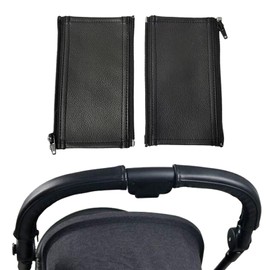 Pushchair Grip Cover Compatible with Buga-Boo Pushchair FOX 1, 2 and 3, BEE 5 and 6 | Mounts to the Original Handlebar Covers with Zip Opening, Dustproof, Waterproof