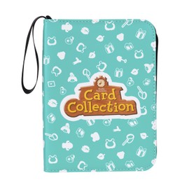 SCUTES DELUXE Trading Card Album Turquoise Compatible with Amiibo Animal Crossing Trading Cards