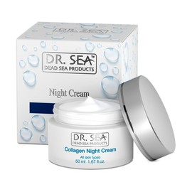 Dr. Sea Kollagen Nachtcreme, Faltencreme, Anti-Aging, einzigartige Creme, 50 ml