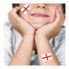 Womaha 30 Sheets Temporary England Flag Tattoos Fans Face Tattoo