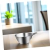 BIUDECO 1Set Stainless Steel Mixing Bowl with Handle Colander and