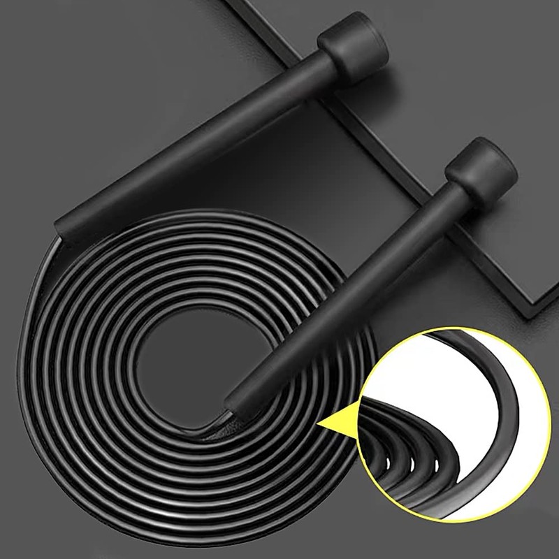 Accessotech Skipping Rope Plastic Jumping Speed Exercise HIIT Boxing Fitness