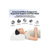 Memory Foam Contour Pillow for Neck Support, Orthopedic Head Shaping,