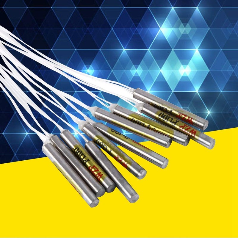 PT100 Temperature Sensor Probe Platinum Heat Resistance Waterproof Sensor Probes