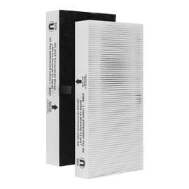 Lhari 2-Pack Type U HEPA Filter, Compatible with Honeywell HRF201B, HHT270, HHT270W, HHT290 and Febreze FRF102B, FHT190W, Remove Allergens and Reduce Odors