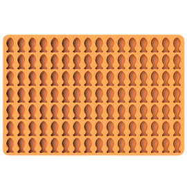 sofliym Mini Fish Silicone Molds for Candy Gummy Chocolate, Goldfish Silicone Mold, Dog Treat Molds with Scraper (fish)