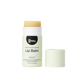 The Earthling Co.- Bálsamo labial - Natural, orgánico, cuidado de labios con menta - Sin color, sin abejas, tratamiento hidratante en barra con       