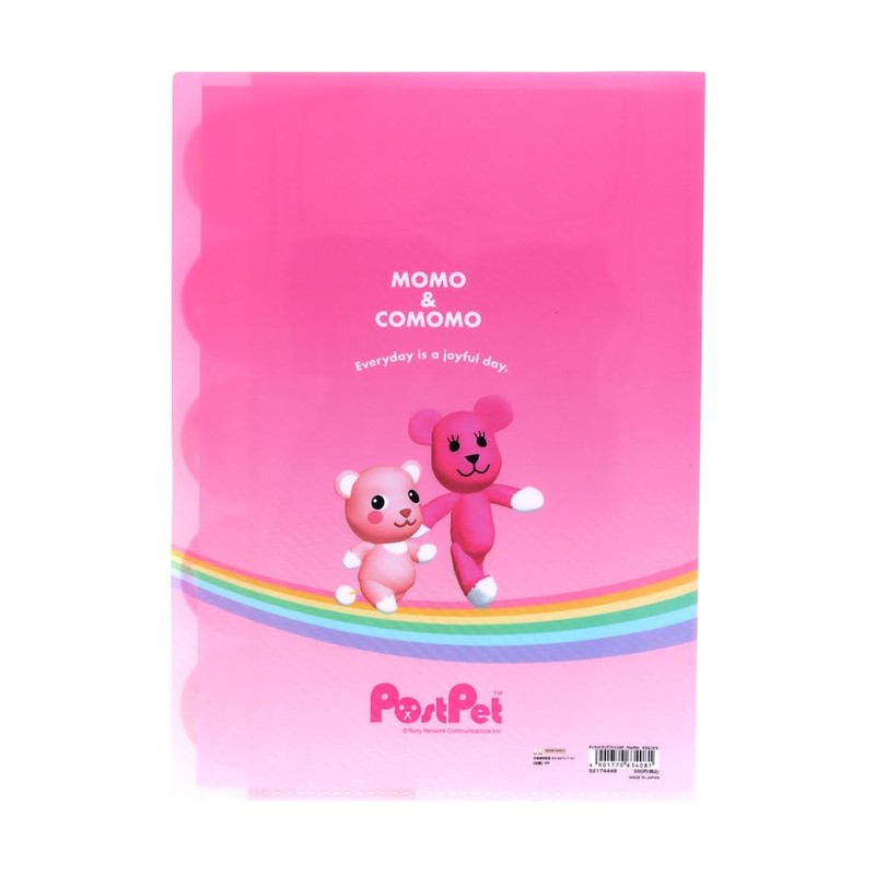 Sun-Star Stationery S2174448 PostPet Goods, Clear File, A4 Size, 5