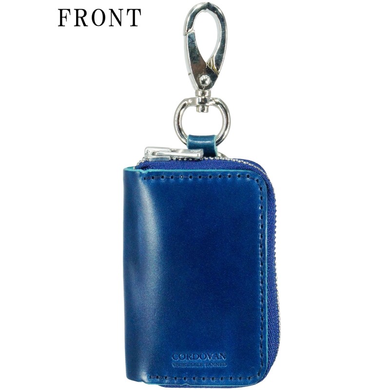 BlissLeather Oil Cordovan Genuine Leather Smart Key Case [Inner Himeji