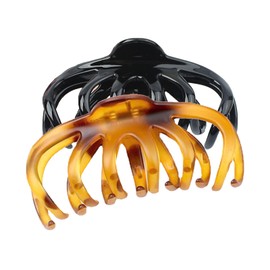 Black Brown 2 Pieces Heavy Hair Clip Hair Claw Large Hair Clip/Hair Accessory Korean Stylish Tortoise Shell