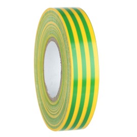 Masterpart 33 Metre Green/Yellow Earth Electrical PVC Insulating Tape 19mm x 33m
