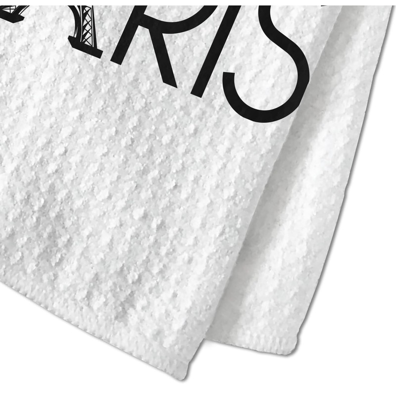 YouCustomizeIt Paris & Eiffel Tower Kitchen Towel - Waffle Weave