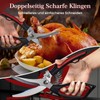 Poultry Scissors, Professional Household Scissors, Kitchen Scissors, Stainless Steel, Heavy