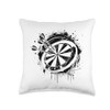 Darts Streetart Dartist Throw Pillow