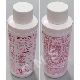 LUCAS-CIDE Salon Sanitizer Disinfectant Concentrate  4oz Ultronics Ultracare USA