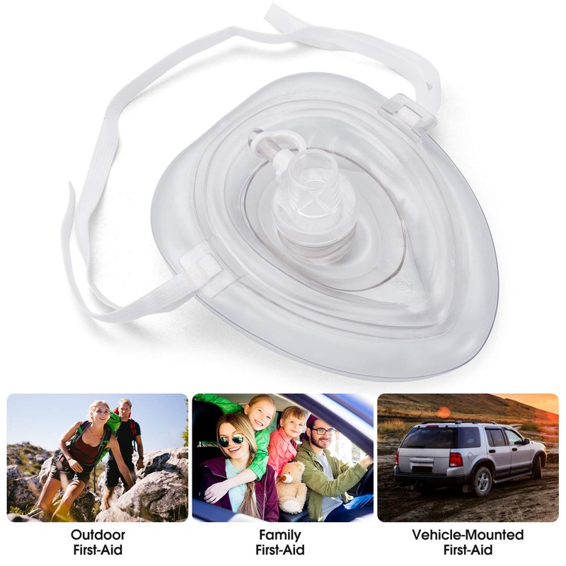 AED First Kit with CPR, Gloves, Razor, Scissors, Gauze Pads,