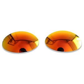 POLARLENS Polarised Replacement Lenses for Oakley Eye Jacket - Compatible with Oakley Eye Jacket Sunglasses (Fire Red)