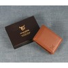 Matador Model 77 Small RFID Wallet Landscape Format, light brown,