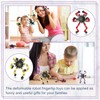 100 Pcs Funny Sensory Fidget Toy Bulk Transformable Chain Robot