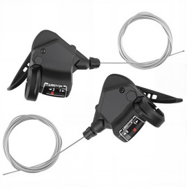 MEGHNA 1 Pair of Bicycle Gear Lever Bicycle Gears 3 x 8/9/10 Speed Gear Shifter Lever/Lever/Right Gear Lever (3 x 9 Speed)