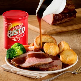 Bisto Bisto Flavoursome & Delicious Beef Gravy Granules for Hearty Family Mealtimes, 190 g Drum (Pack of 1)
