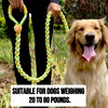 Handmade 5ft Braided Cotton Dog Leash,Durable and Stylish, Ideal for