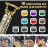 BTRICL Cordless Electric Hair Trimmer with 10 Guide Combs