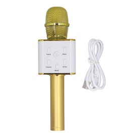 Wireless Microphone System Bluetooth Home Rechargeable Handheld Portable KTV Karaoke Mic