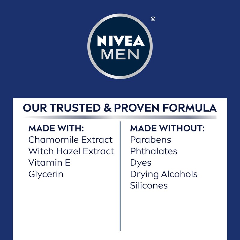 NIVEA MEN Sensitive Post Shave Balm with Vitamin E, Chamomile