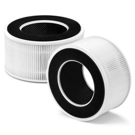 HSIAMEN AP-T65FL Replacement Filter Compatible with HoMedics Air Purifier AP-T65 AP-T65-GY, 3-in-1 H13 True HEPA Activated Carbon, 1-Pack