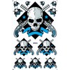 Skull Bones Bone Skull Weapon Sticker Film Weatherproof 1 Sheet