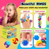 Fidget Rings Sensory Toys for Kids: 18 Pack Fidget Anxiety