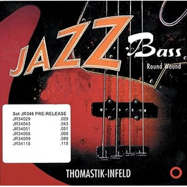 Thomastik Einzelsaite E .101 Stahlkern, Nickel round wound super long scale 36" JR36101 für E-Bass Jazz Satz JR364